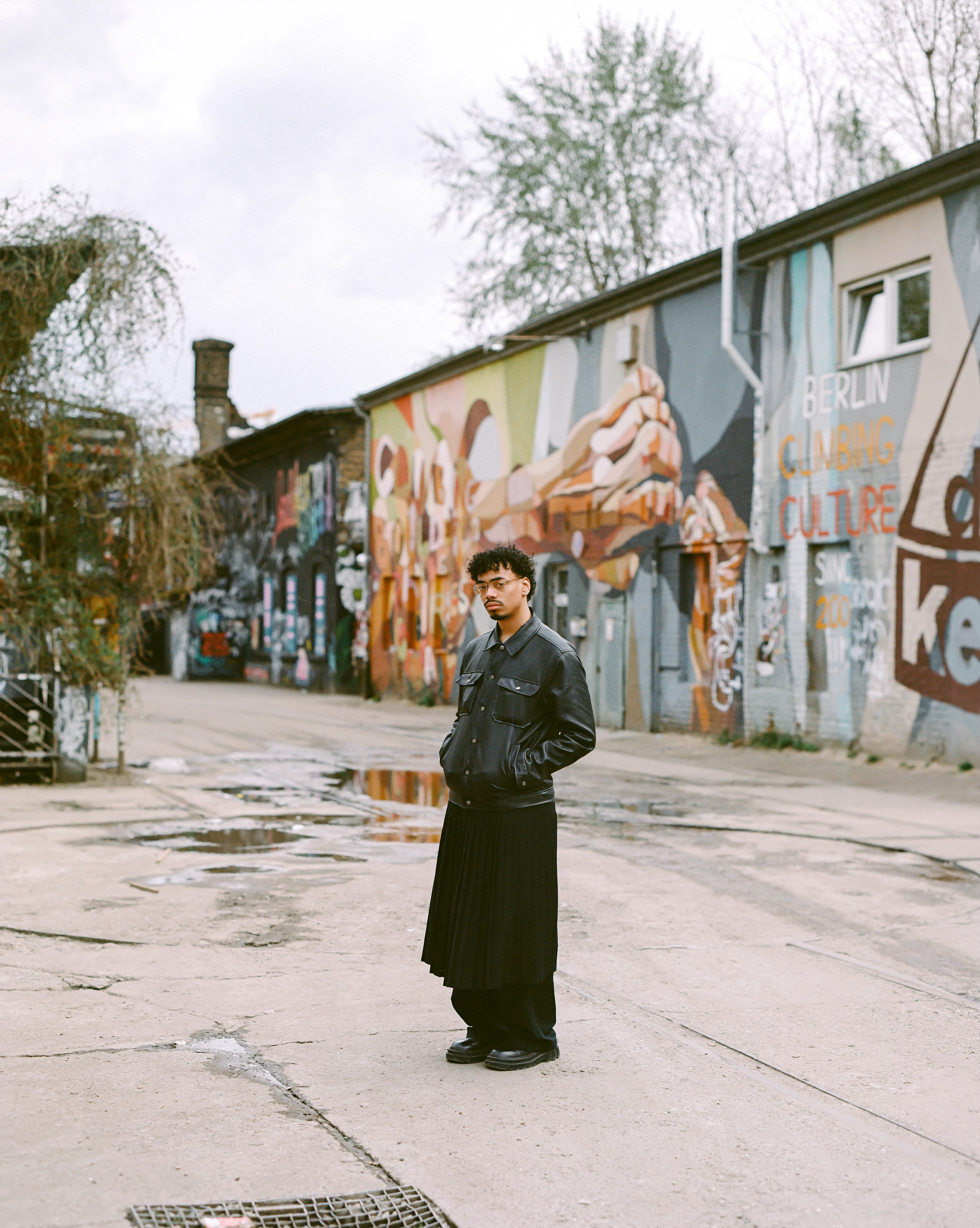 Wide angle shot of Noah with Pentax 67